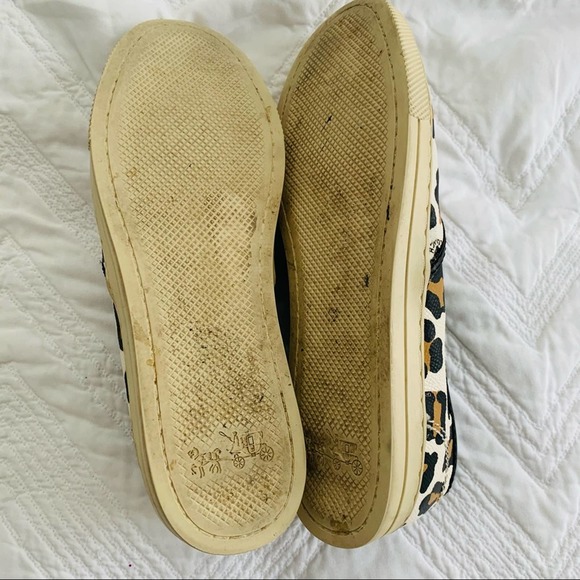 Coach Parkside Slip On Sneakers Leopard Cheetah 7 - Picture 9 of 10